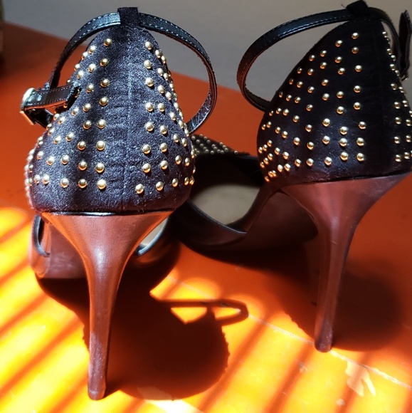 Embellished Black Heels - Picture 7 of 8